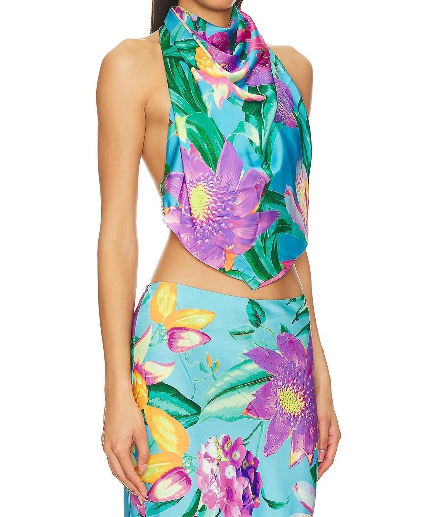 Rococo Sand - Ocean Crop Top