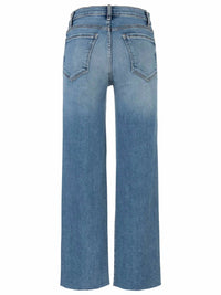 Kut From The Kloth - Avery High Rise Fab Ab Easy Straight Leg Raw Hem Jeans
