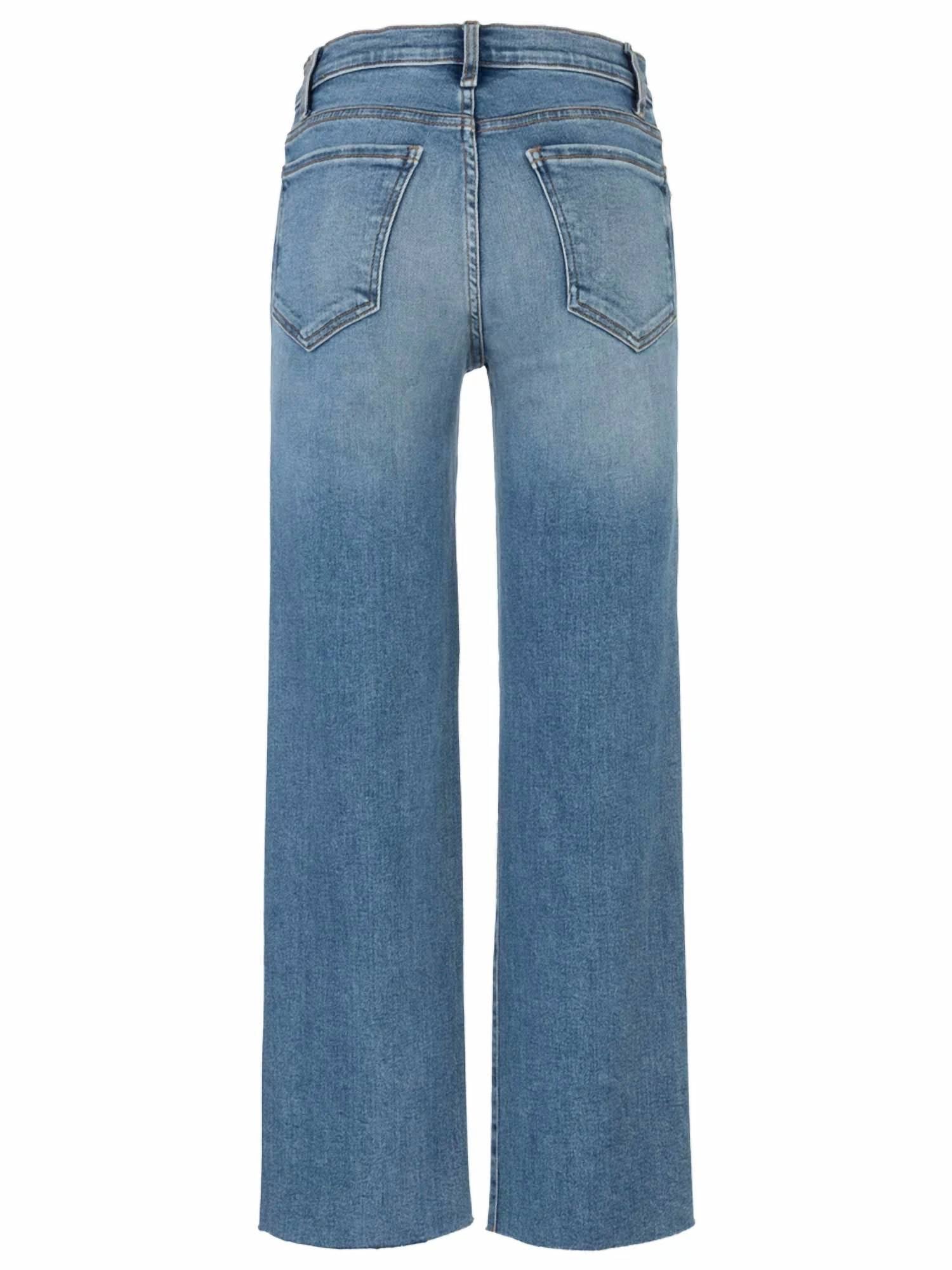 Kut From The Kloth - Avery High Rise Fab Ab Easy Straight Leg Raw Hem Jeans