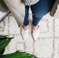 Qupid - Women's Swirl Ballerina Mules