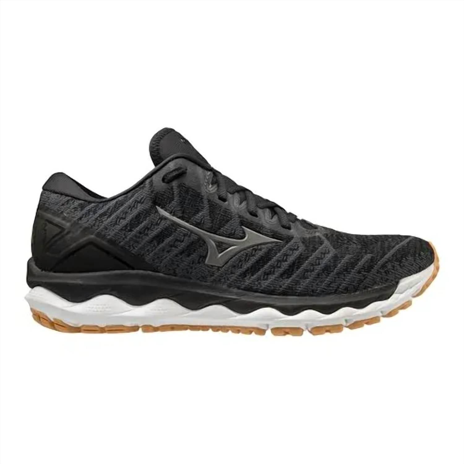 MIZUNO Women's Wavesky Waveknit 4 Running Shoes in dark shadow - women's shoe