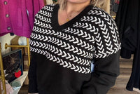 Tribal - Jacquard V Neck Sweater