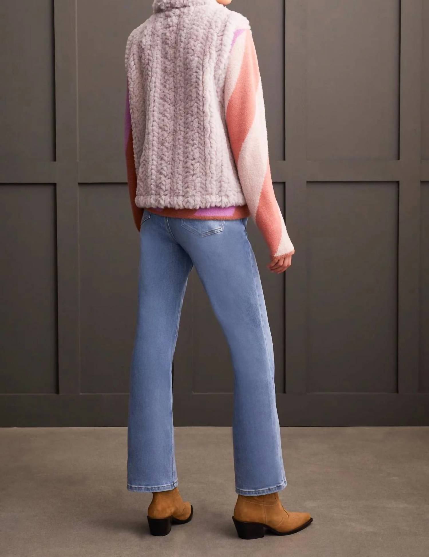 Tribal - Frostine Faux Fur Sleeveless Vest