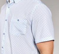 7Diamonds Orion Short Sleeve Shirt in light blue - men's shirt - view 4