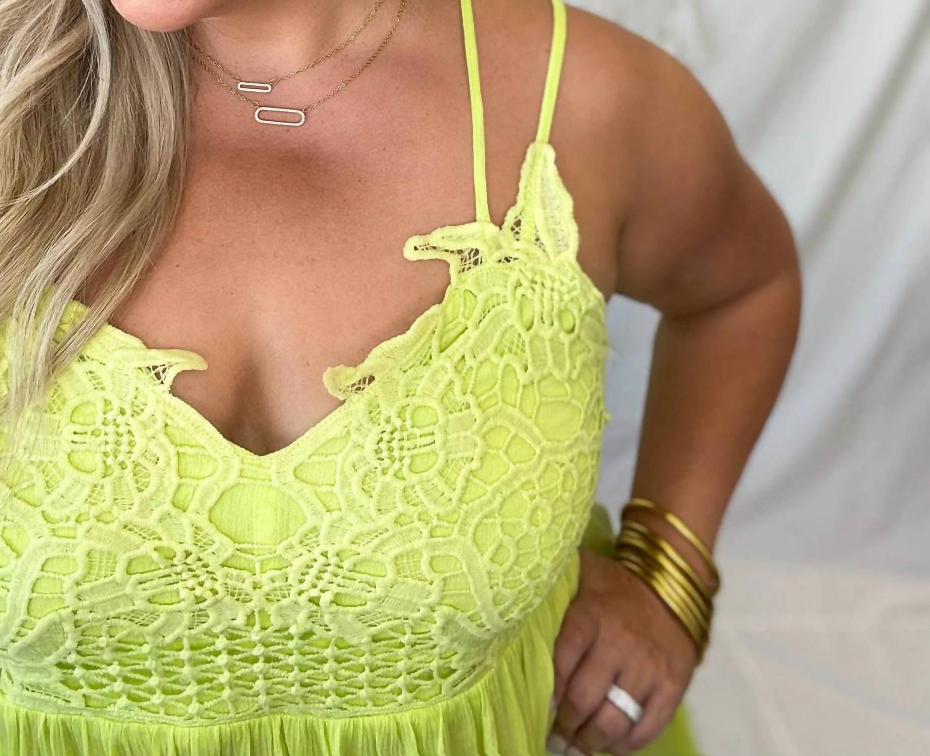 Blakeley - Lace Babydoll Swing Tank Top