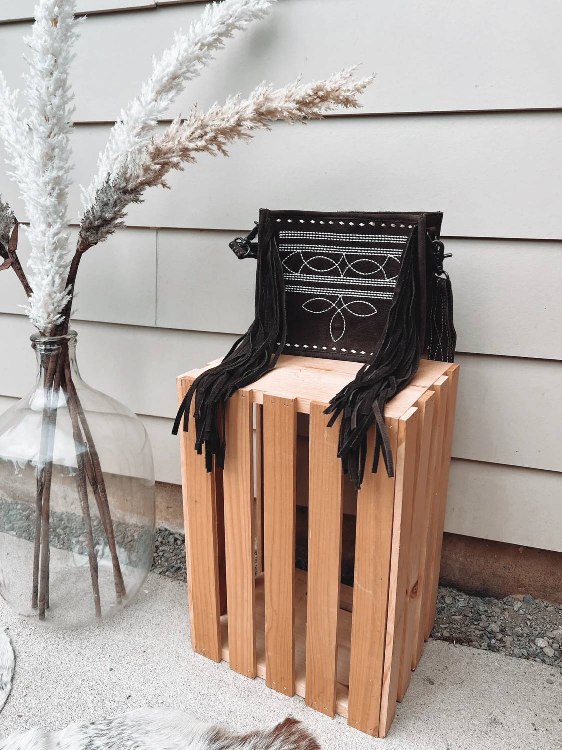 American Darling - Women's Boot Stitch Crossbody Bag
