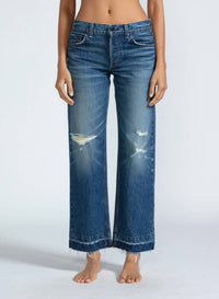 Askk Ny - Low Rise Straight Leg Jeans