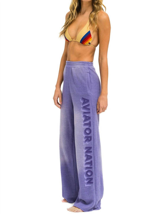 Aviator Nation - 3d Wide Leg Pocket Sweatpant