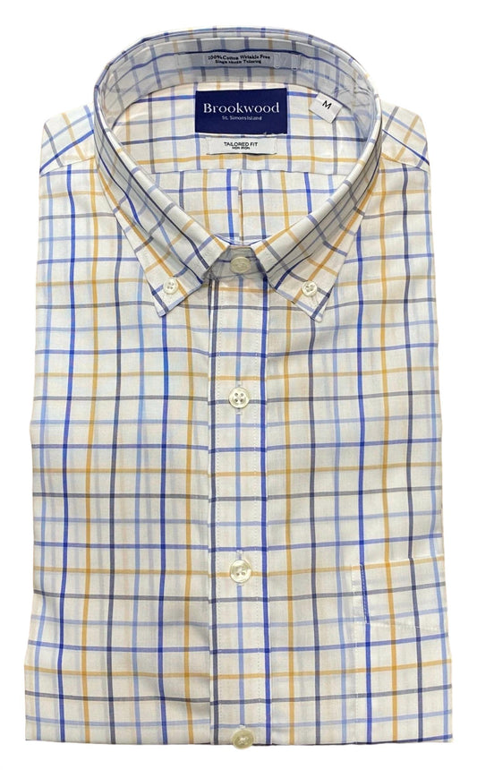 Brookwood - Men's Checked Sport Shirt