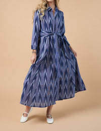 Guadalupe Design - Luciana Ikat Midi Dress