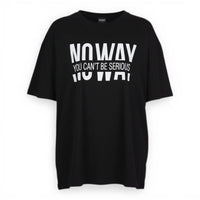 Ambar - No Way Printed Relaxed Fit T-shirt