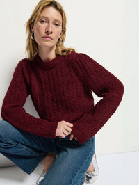 Nation Ltd - Eboni Mock Neck Tuck Top