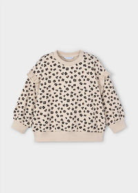 Mayoral - Girl's Ruffle Sleeve Pullover