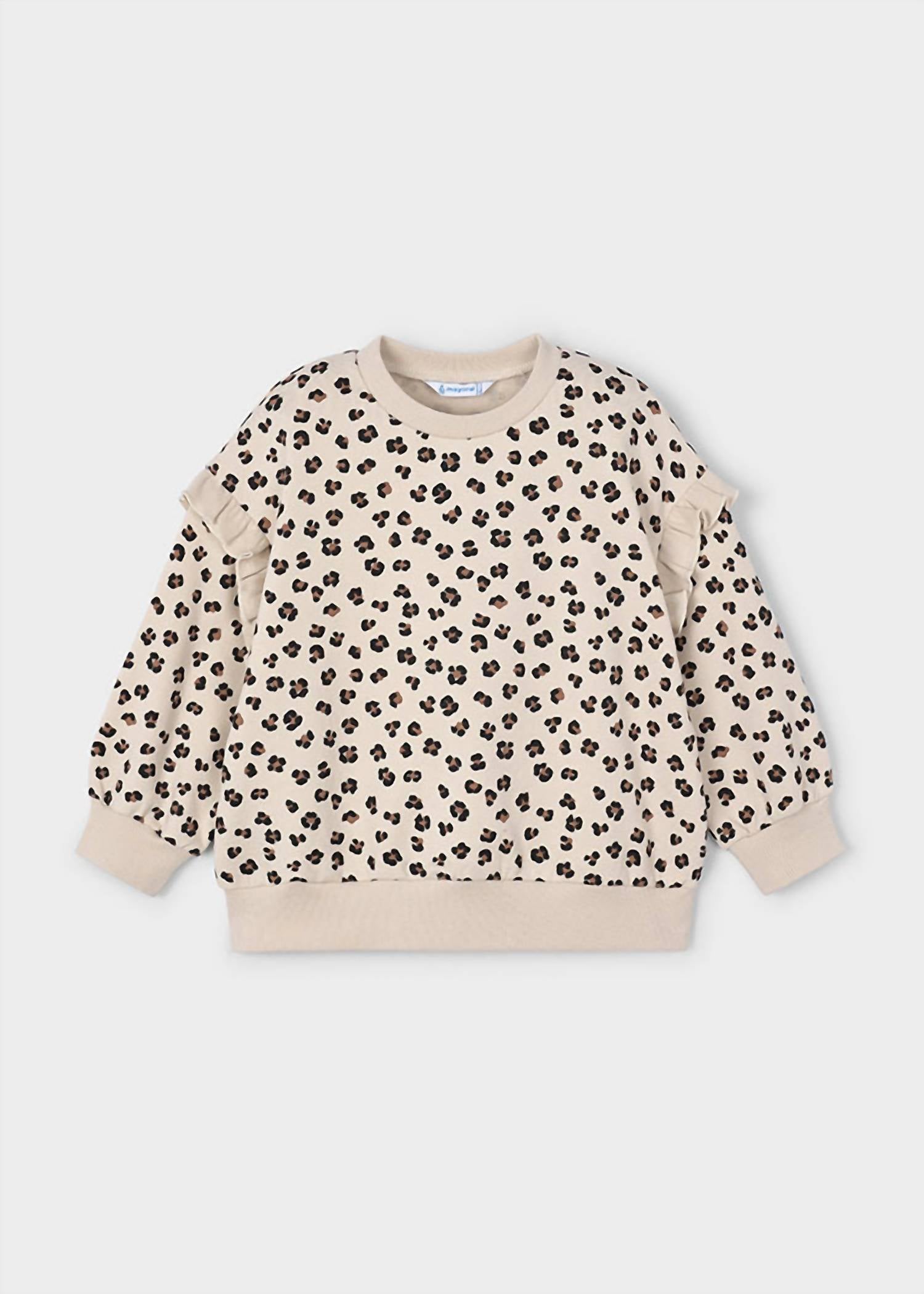 Mayoral - Girl's Ruffle Sleeve Pullover