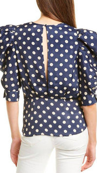 Ronny Kobo - Liliana Polka Dot Top