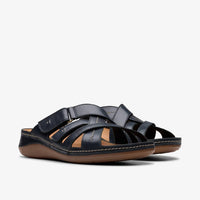 Clarks Women's Cecily Slide Sandal in black - women's sandal