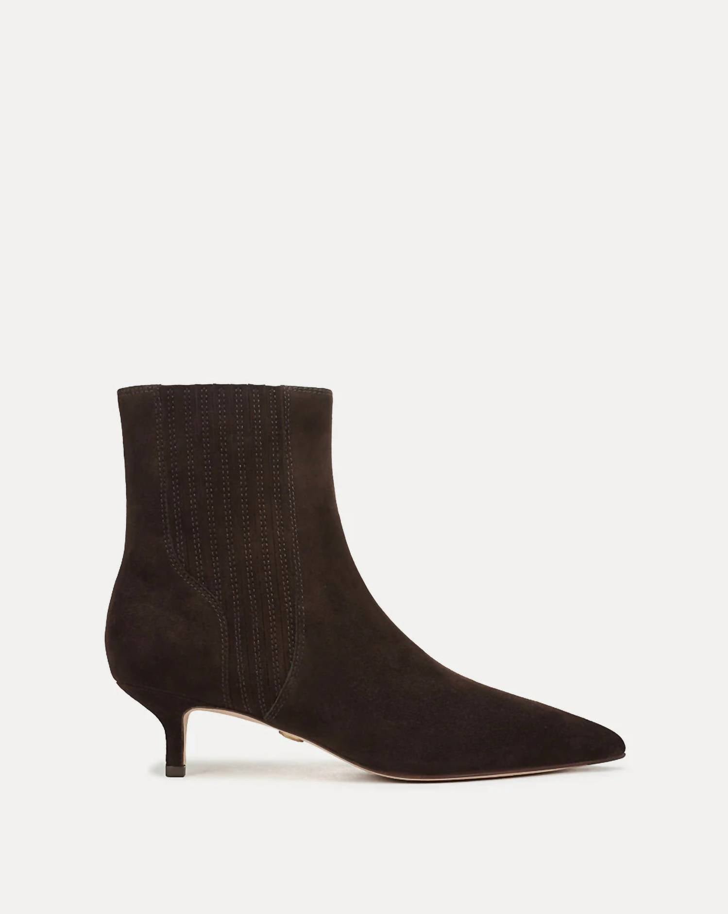 Veronica Beard - Women's Lisa Suede Mid-heel Bootie