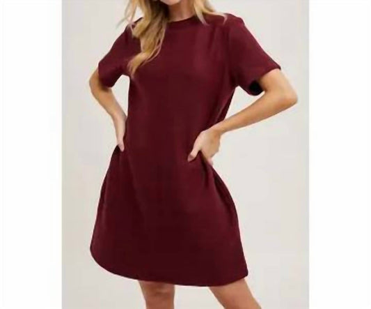 Bluivy - Soft Short T-Shirt Dress