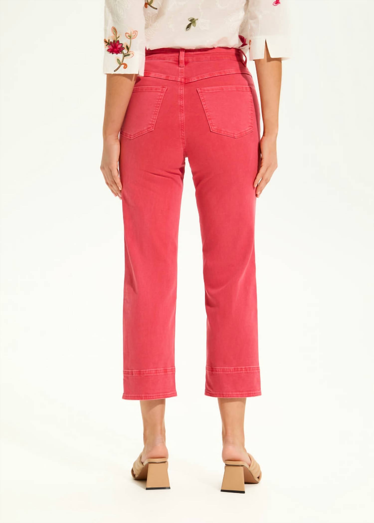 Fdj - Suzanne Straight Crop Denim Pant