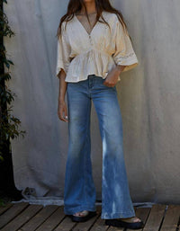 By Together - Melia V-Neck Blouse