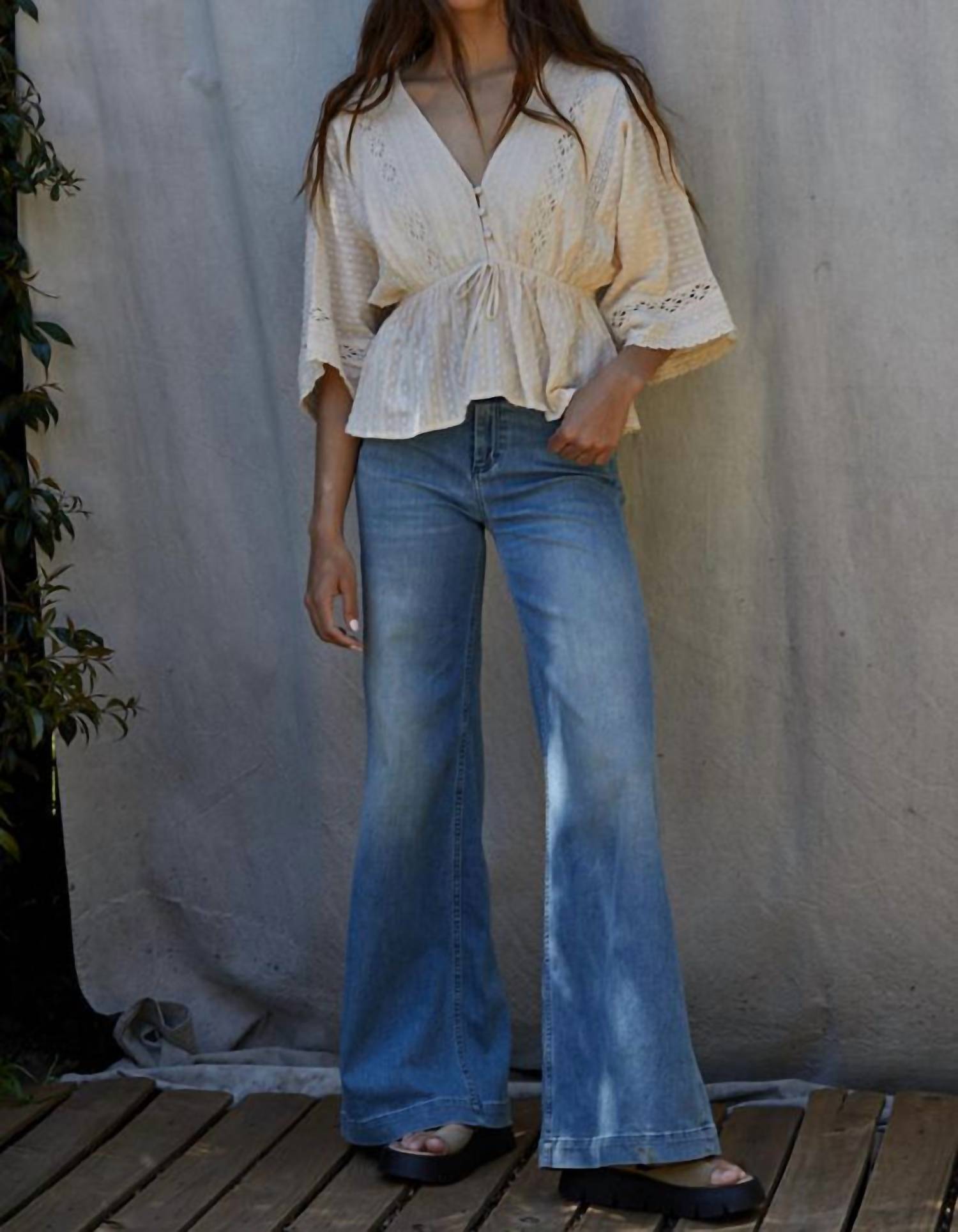 By Together - Melia V-Neck Blouse