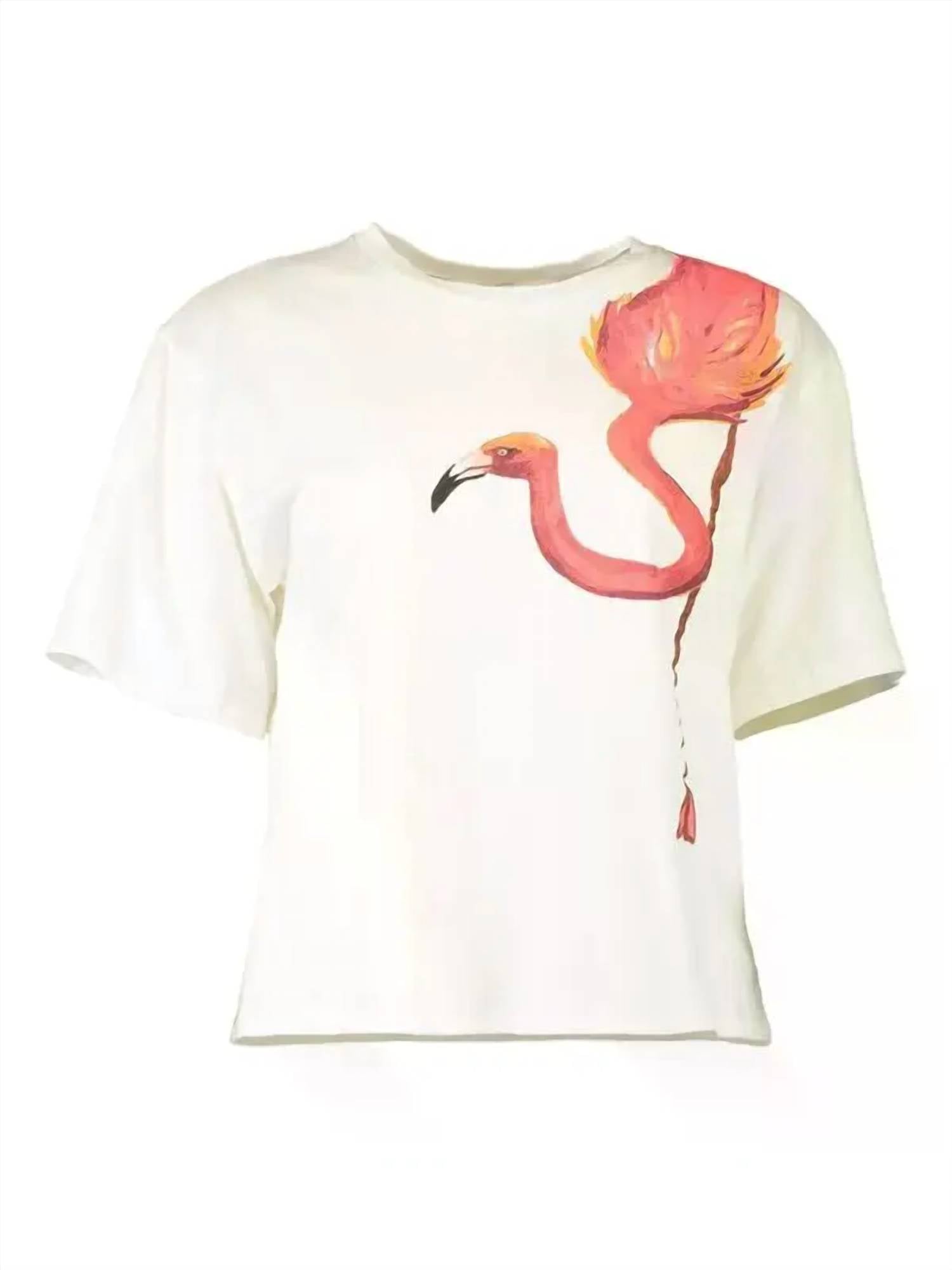 Le Superbe - Vacation Ready Flamingo-print T-shirt
