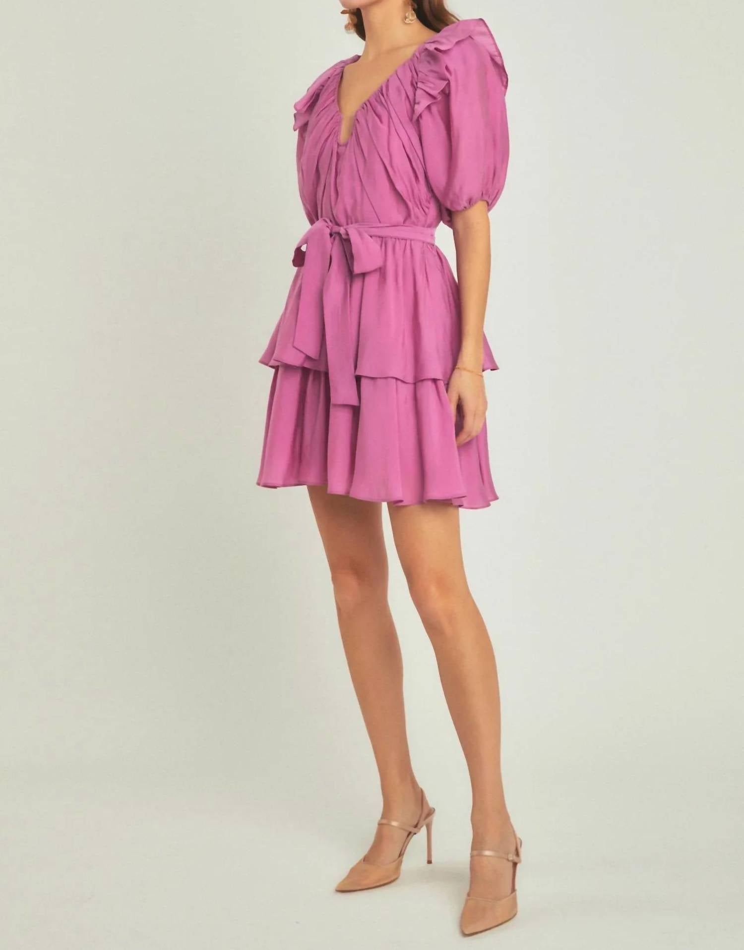 Endless Rose - Ruffled Dress