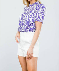 Thml - Chandler Poplin Print Top