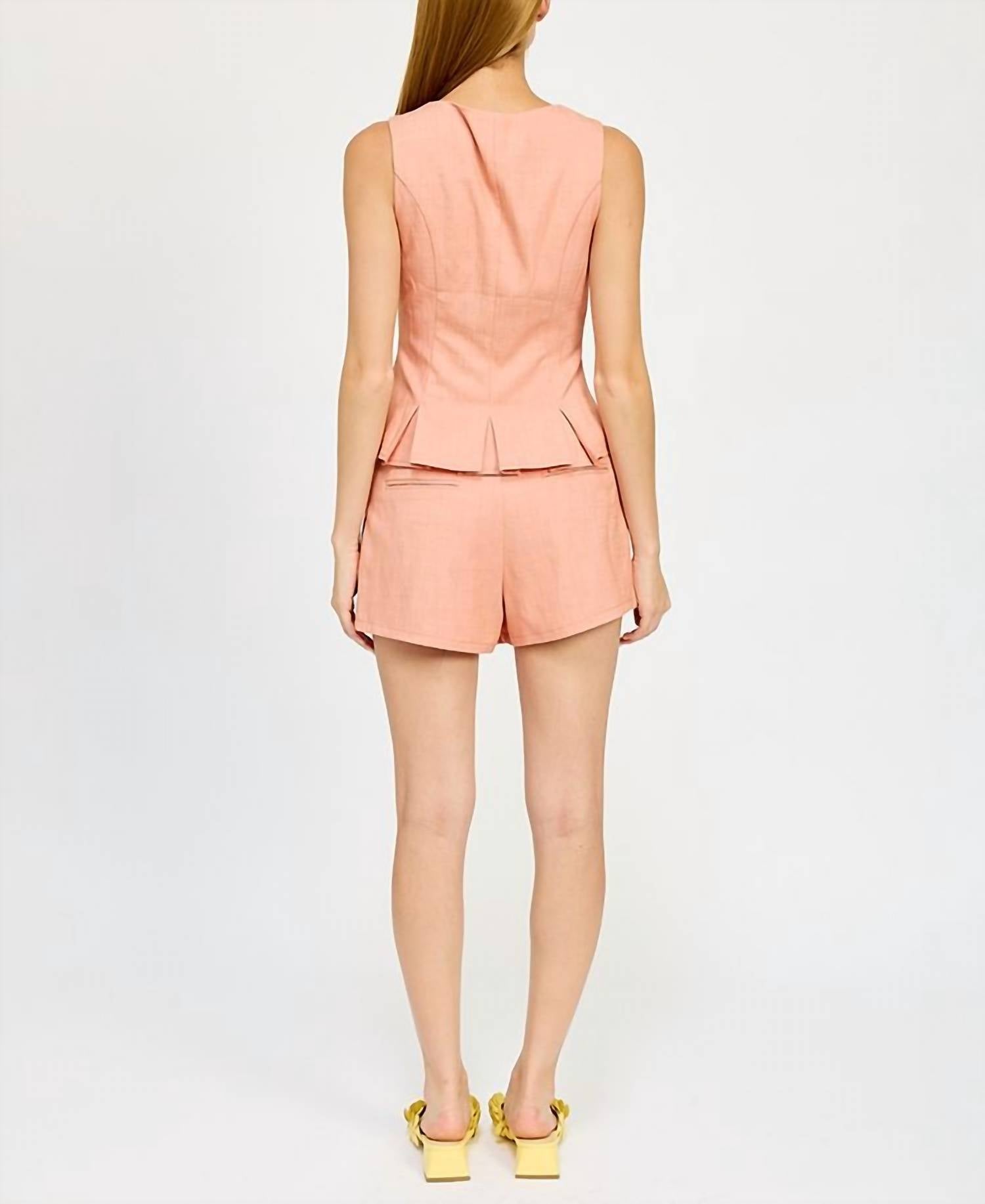 En Saison - Amira Peplum Top