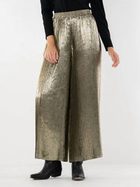 Emily Mccarthy - Pleated Metallic Pant