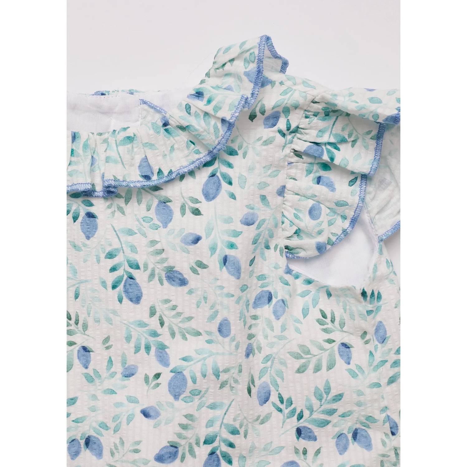 Pi And Pa - Olive Floral Set