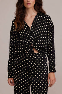 Lucy Paris - Rue Polka Dot Button Down Shirt