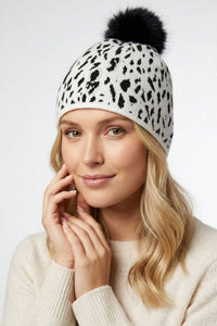 Joseph Ribkoff - Women's Pom-pom Beanie