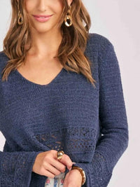 Sadie & Sage - Calico Pullover Sweater