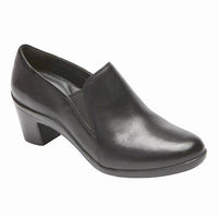 Aravon Women's Lexee Twin Gore Pump in black - women's heels - detail view