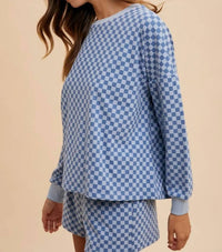 Anniewear - Coastal Check Lounge Set