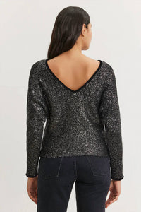 Velvet By Graham & Spencer - Opaline Tiny Sequin Top