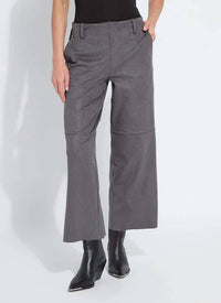 Lysse - Amina Patent Foil Vegan Suede Pant