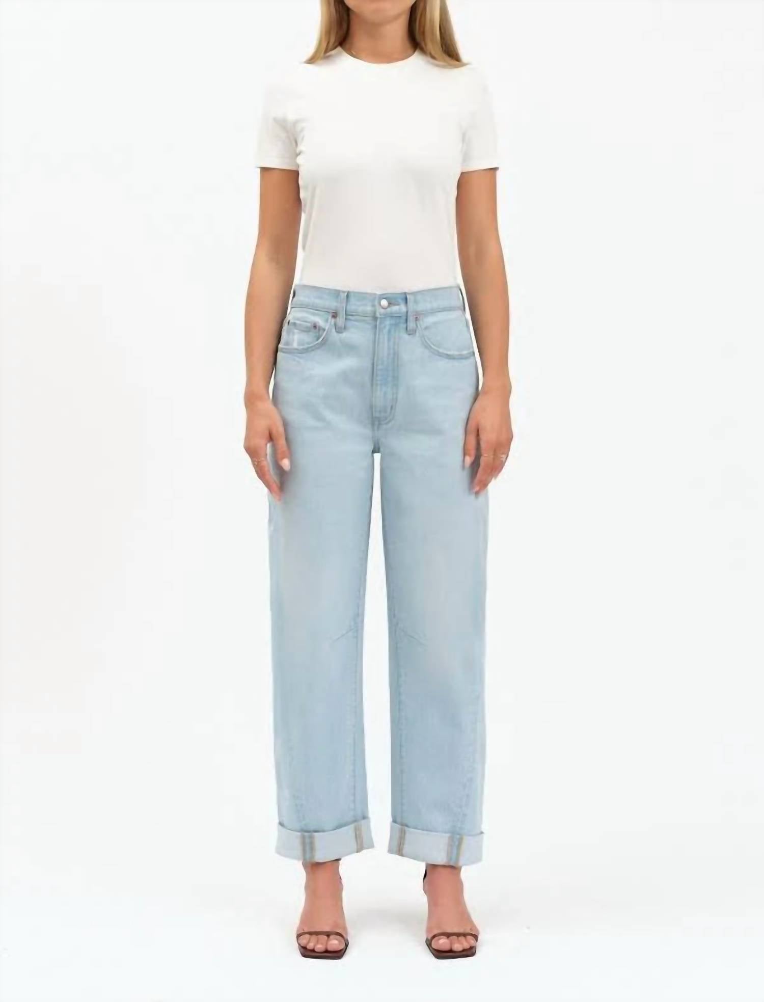 DAZE Venice Barrel Leg Jeans in slow dance - women's jeans