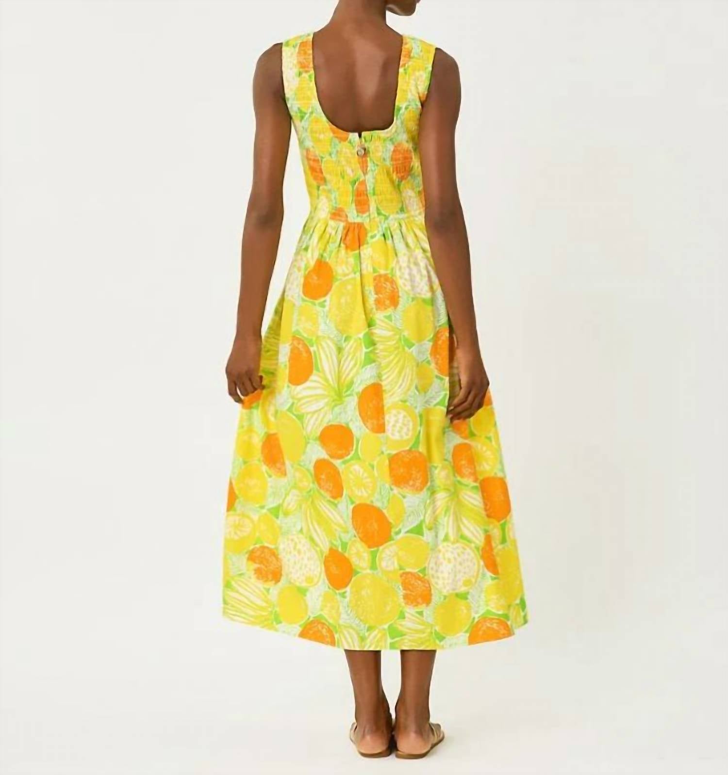 Lilly Pulitzer - Daisey Smocked Midi Dress