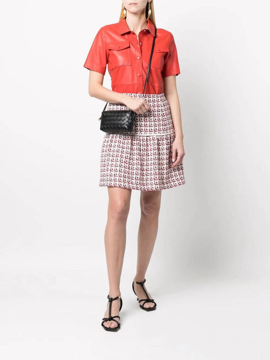 Salvatore Ferragamo - Women's Textured A-line Skirt