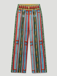 Casablanca - Le Palais En Fleur Silk Trousers