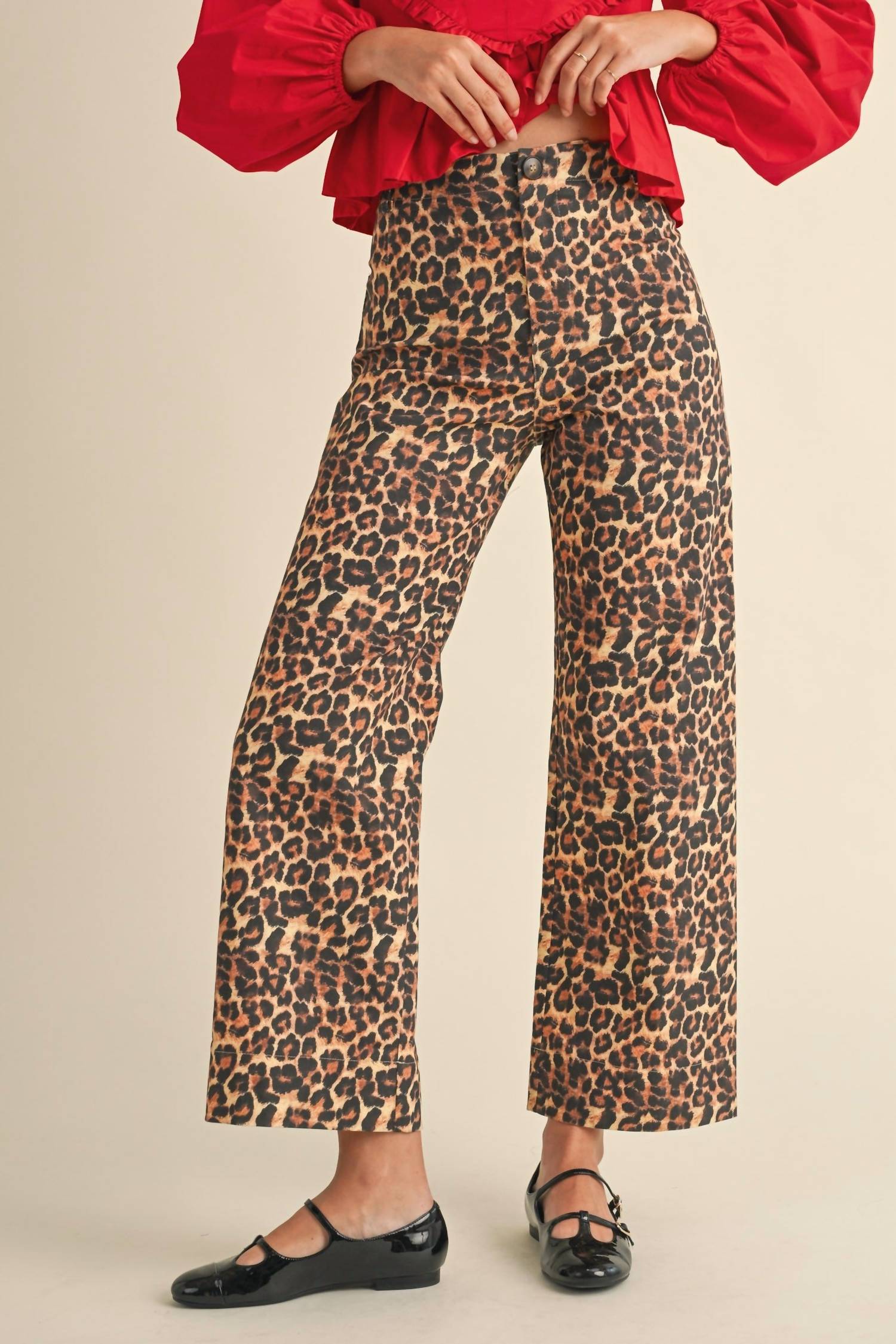 &Merci - Women's Cropped Wide Leg Pants