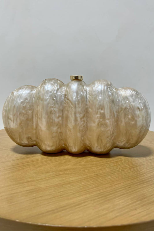 Urban Expressions - Women's Diana Acrylic Marbled Clutch Bag