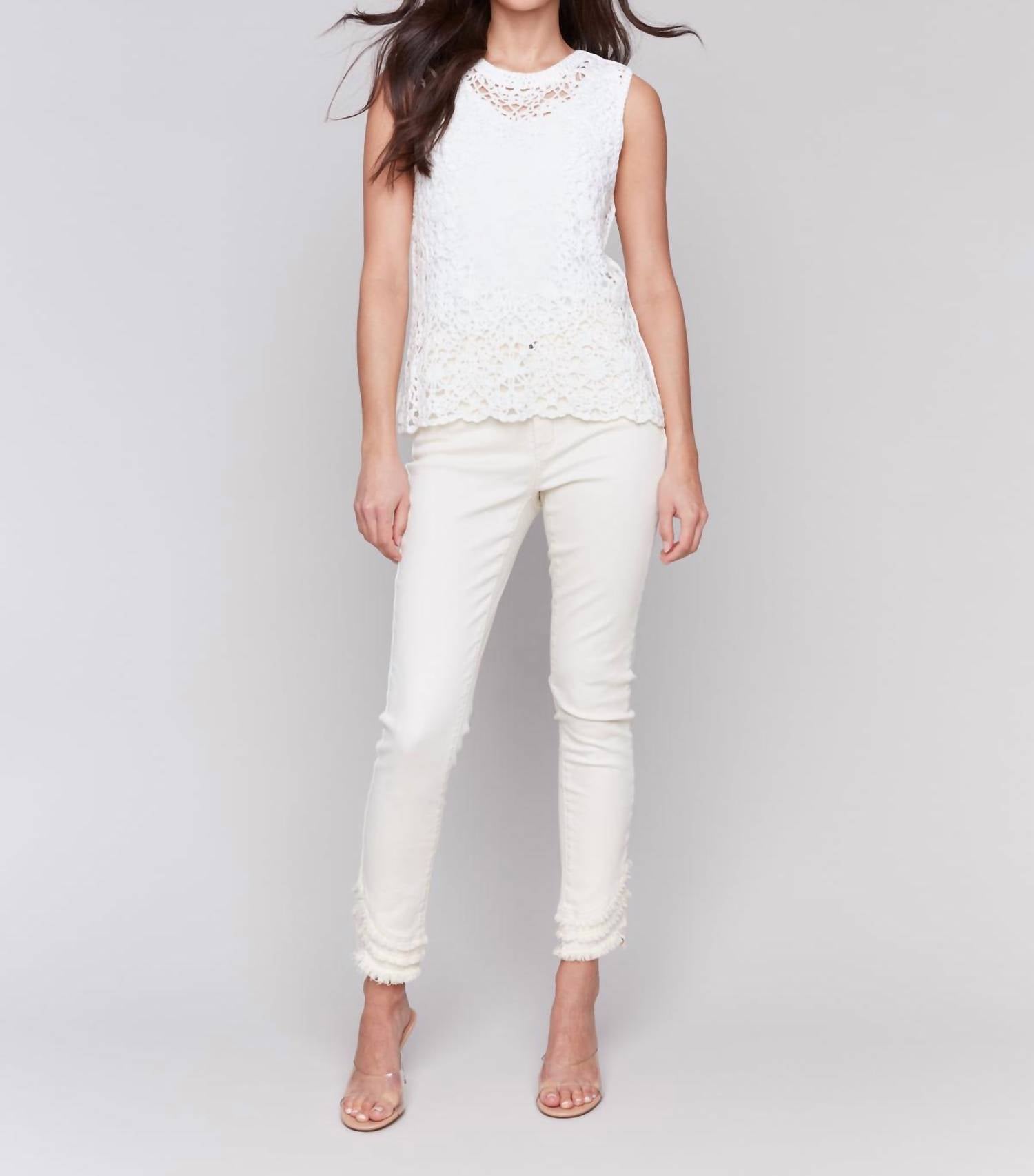 Charlie B - crocheted top