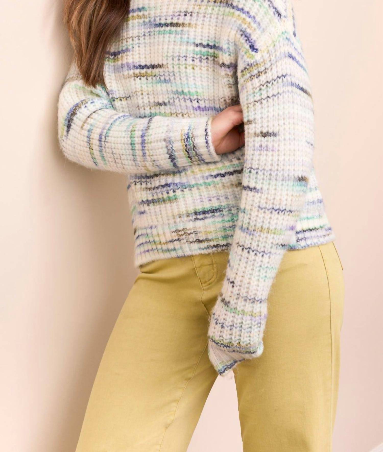 Tribal - Space Dye Turtleneck Sweater