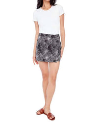 I Love Tyler Madison Shira Hibiscus Techno Skort - women's shorts