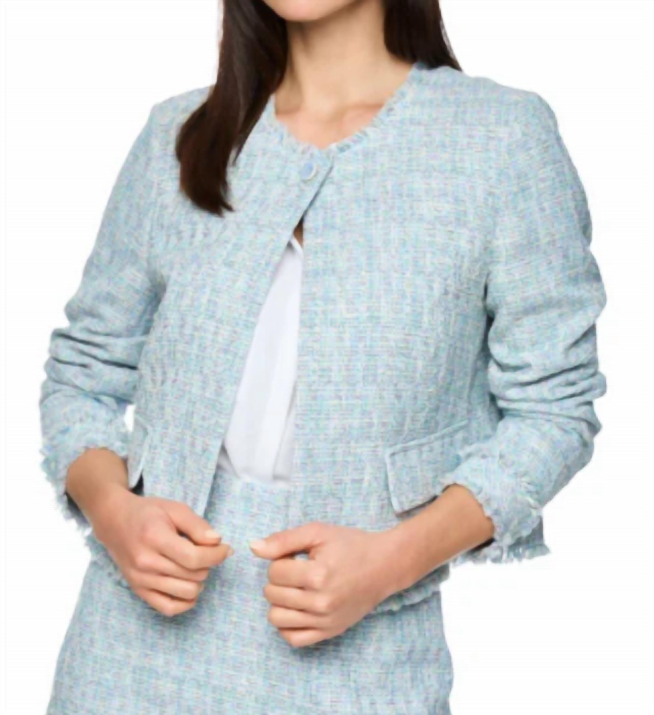 Marc Cain - Tweed Jacket with fringe