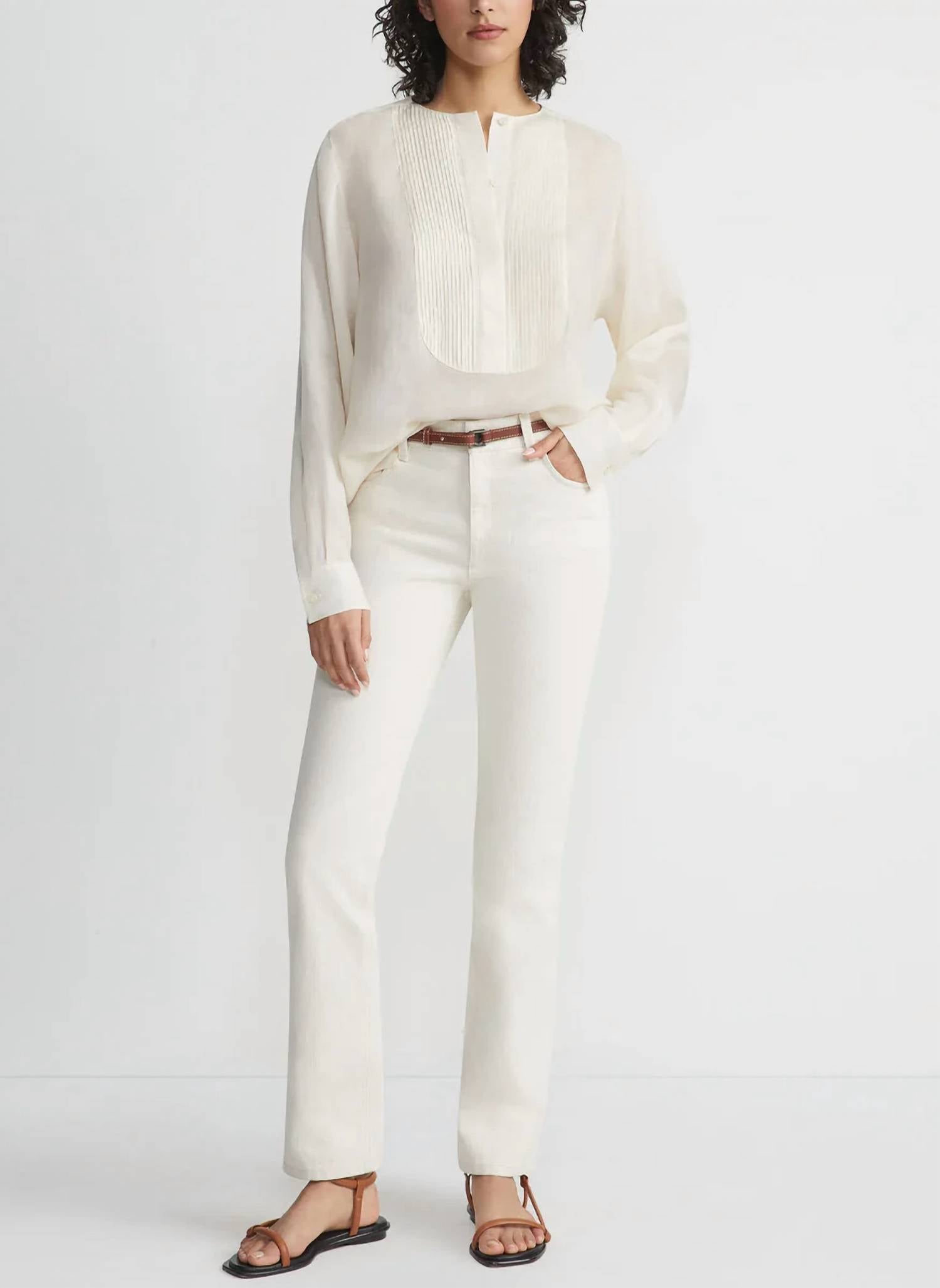 Lafayette 148 - Denim Reeve Straight Leg Jeans