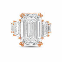 Diana M Jewels - Women's Emerald Lab-Grown Diamond Fashion Ring (8.00 Ct) - Elegant Plus